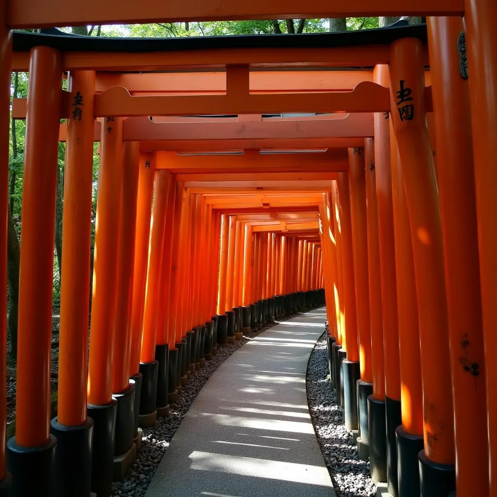 Fushimi Inari Shrine's torii gates