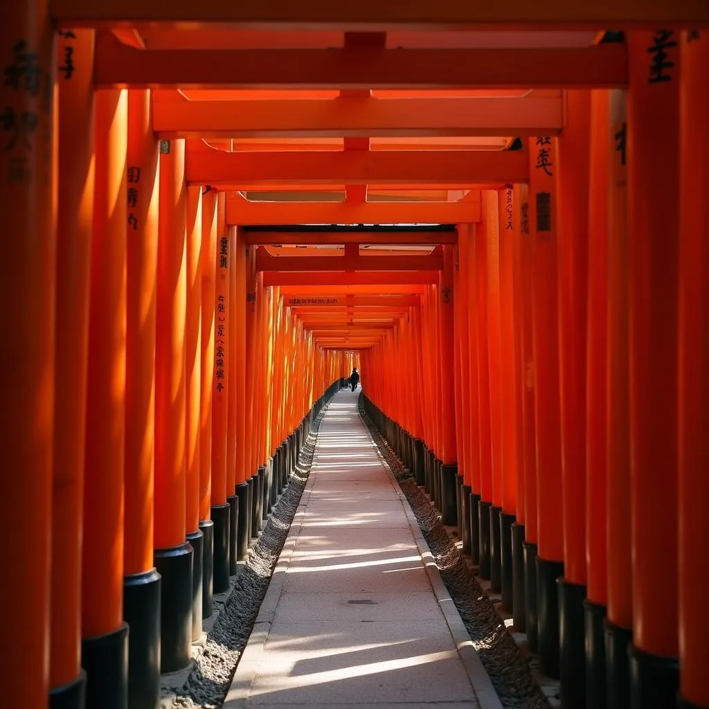 Kyoto Fushimi Inari Shrine Torii Gates