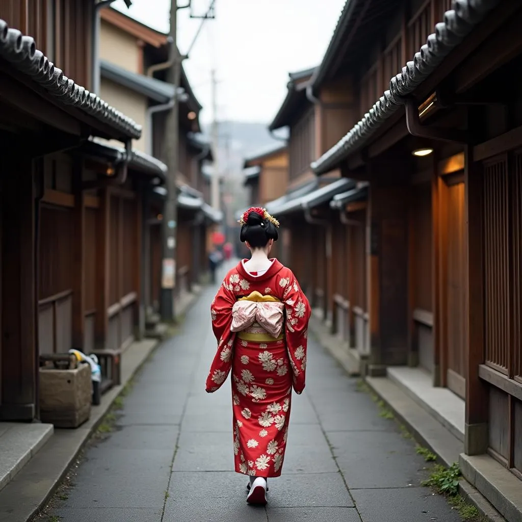 Geisha in Kyoto Gion