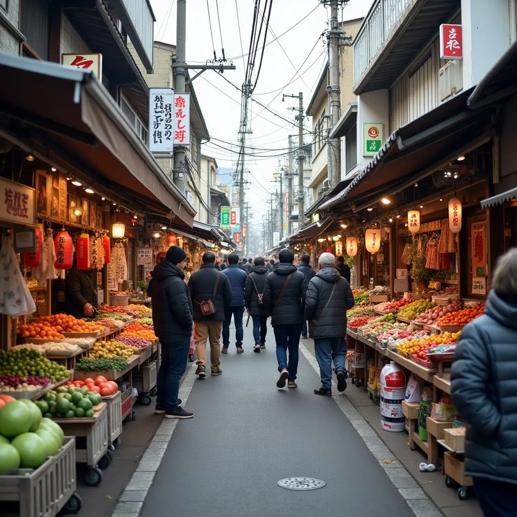 Exploring a Local Japanese Market