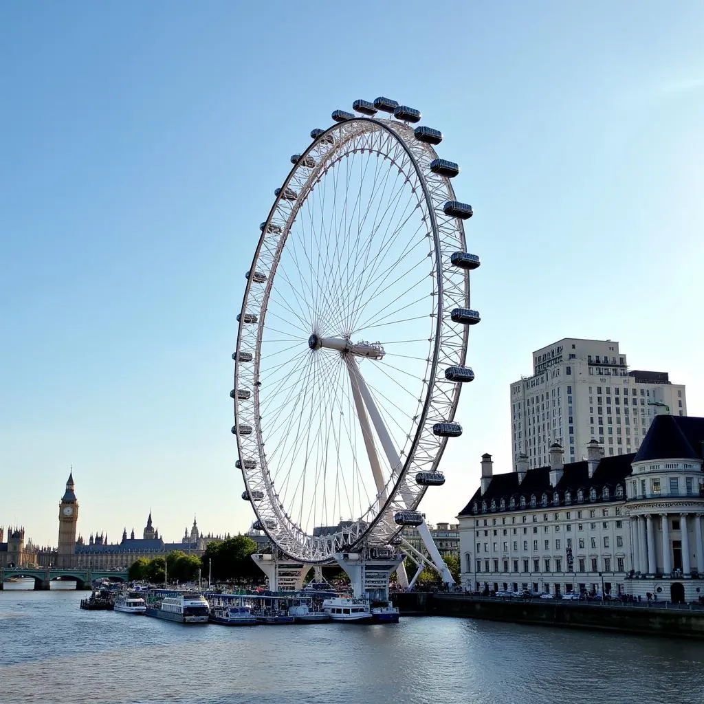 London Eye and River Thames