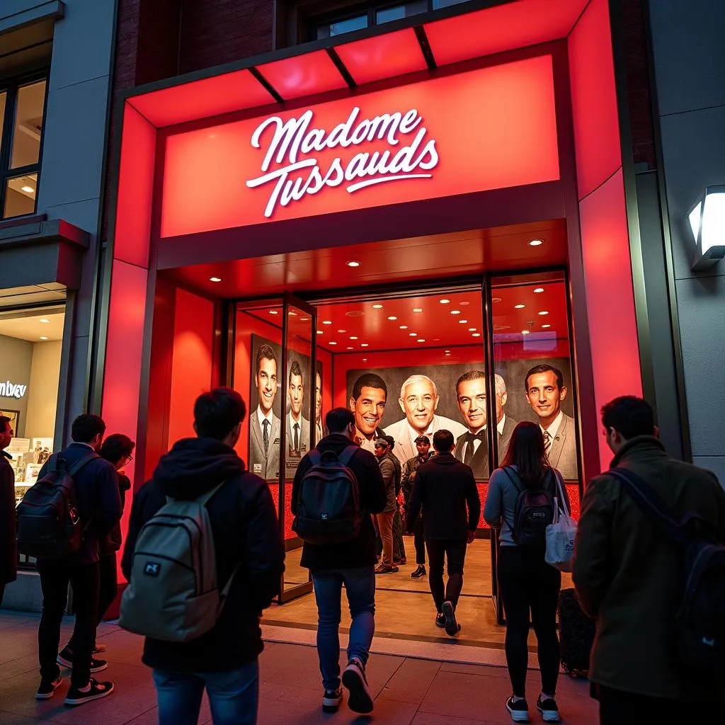 Madame Tussauds Tokyo Entrance