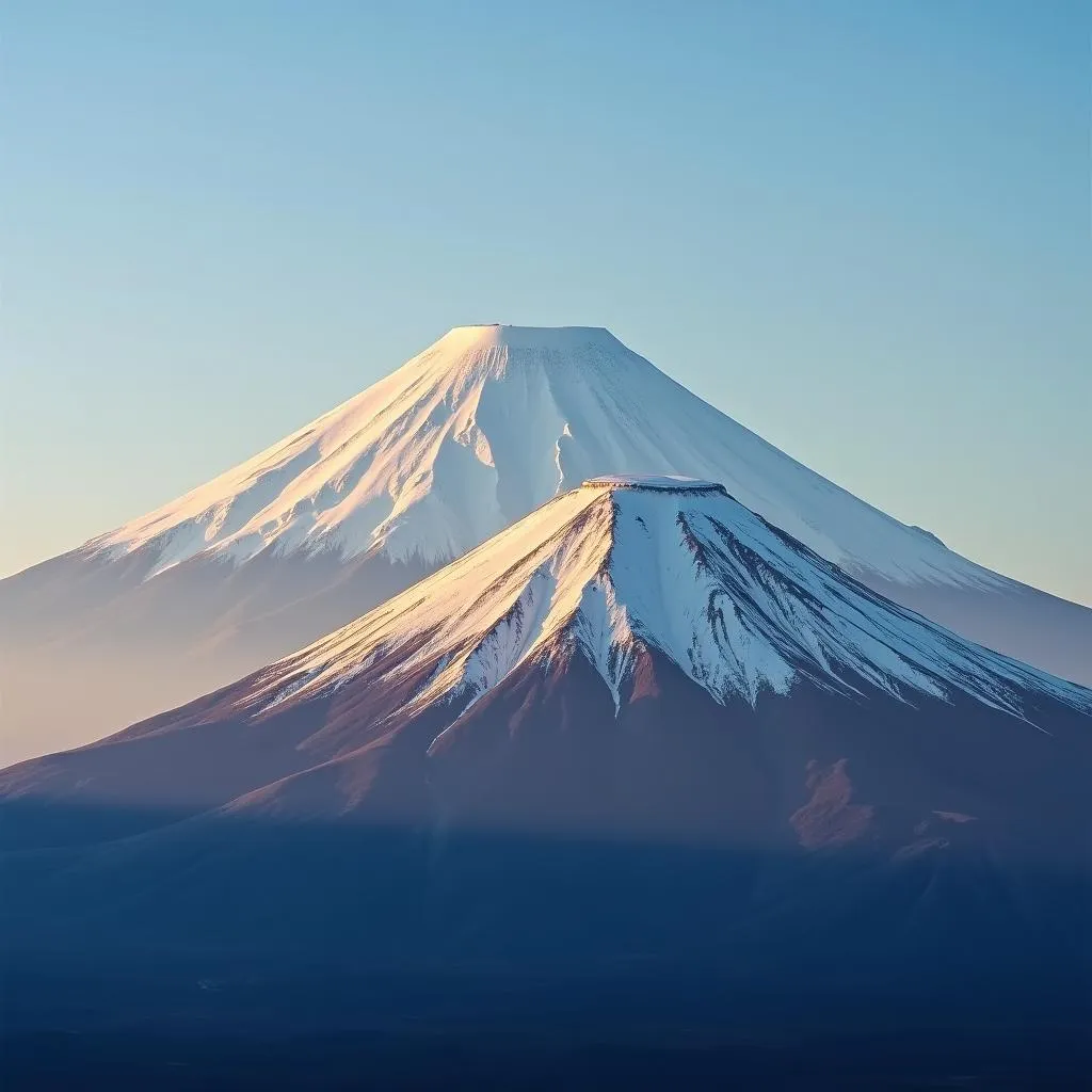 Majestic Mount Fuji at Sunrise