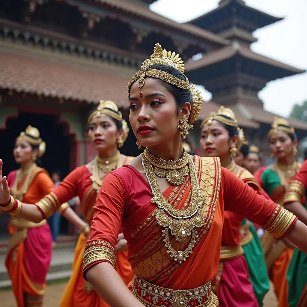 Traditional Nepalese Dance Performance