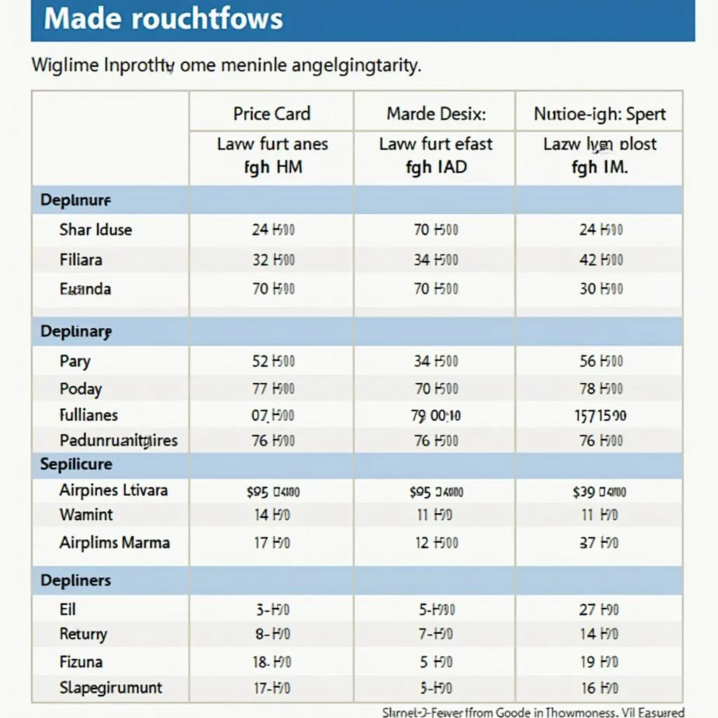 Flight Ticket Prices