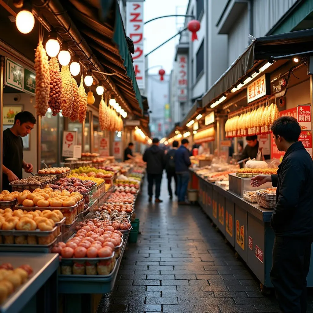 Osaka street food