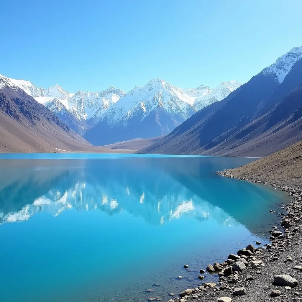 Serene view of Pangong Tso Lake