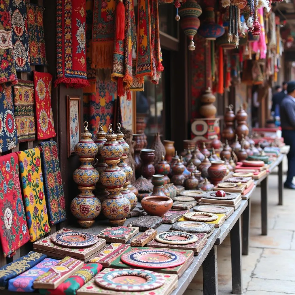 Local Handicrafts in Pelling Market