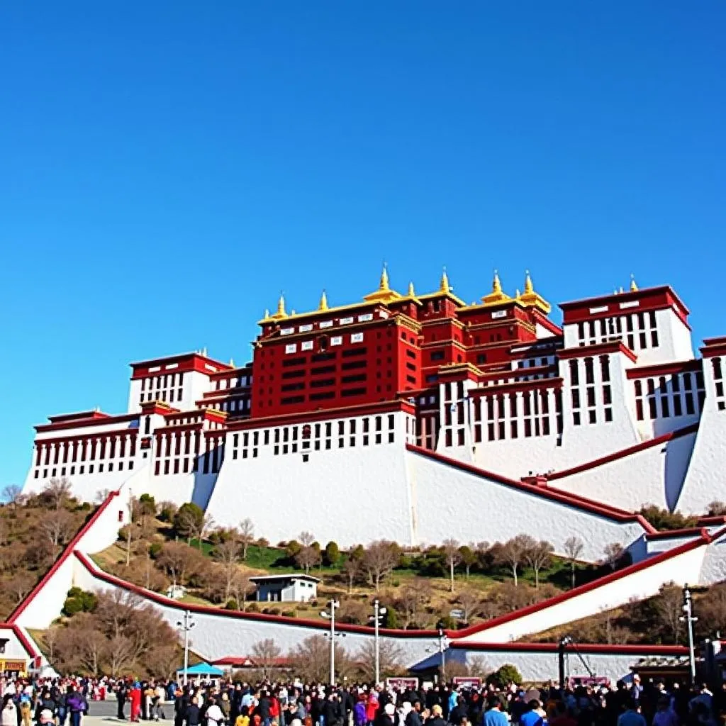 Potala Palace in Lhasa, Tibet