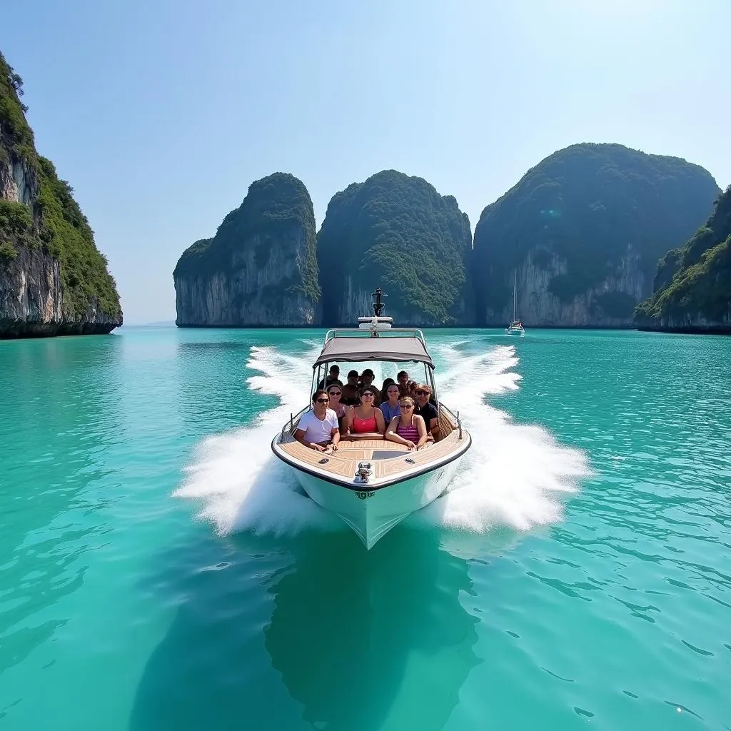 Private boat tour in Phi Phi Island