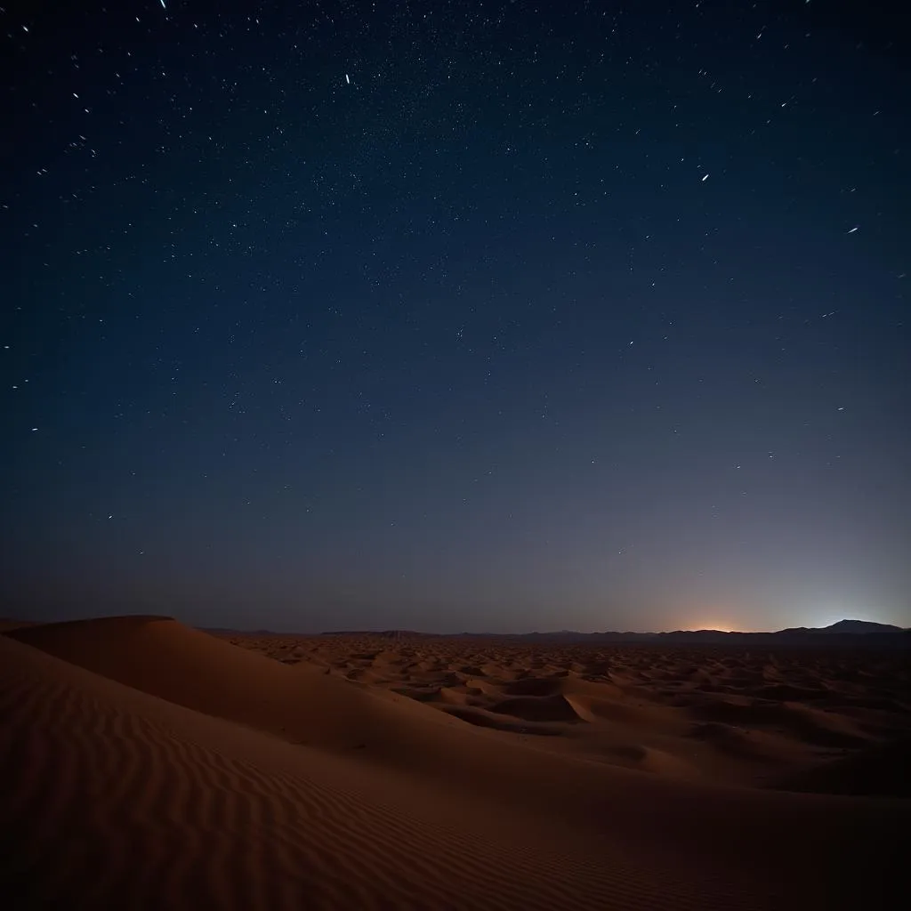 Sahara Desert Night Sky