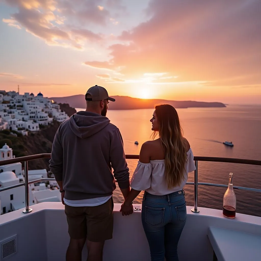 Santorini Sunset Cruise for Couples