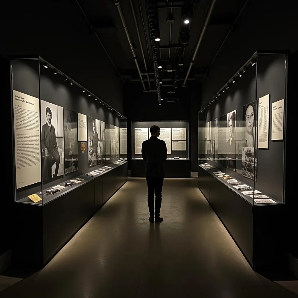 Inside Schindler's Factory museum exhibition