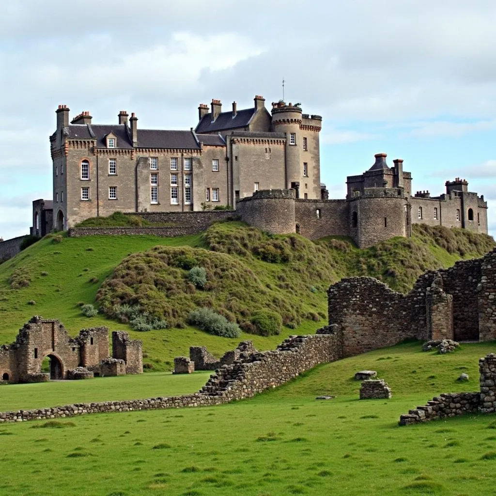 Historic Scottish Castle Ruins