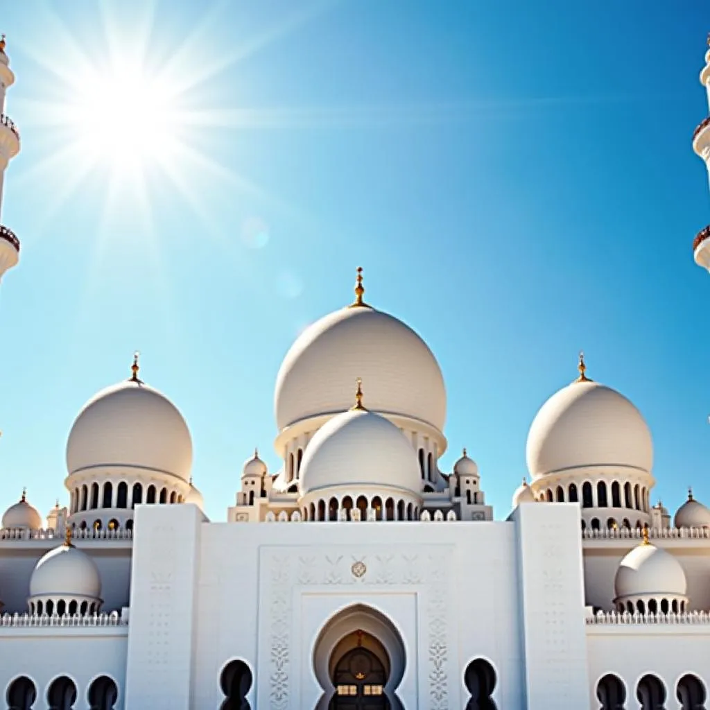 Sheikh Zayed Grand Mosque in Abu Dhabi