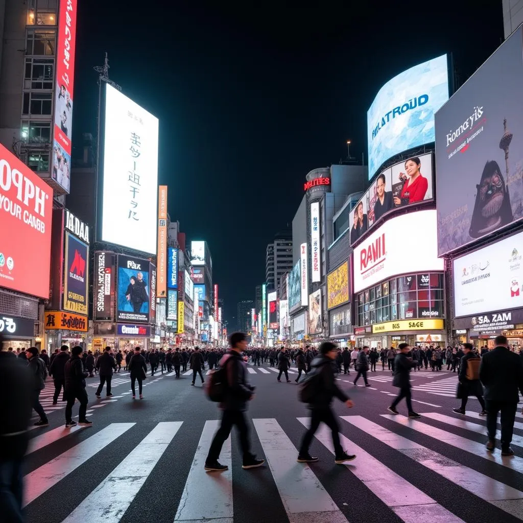 Tokyo Shibuya Crossing