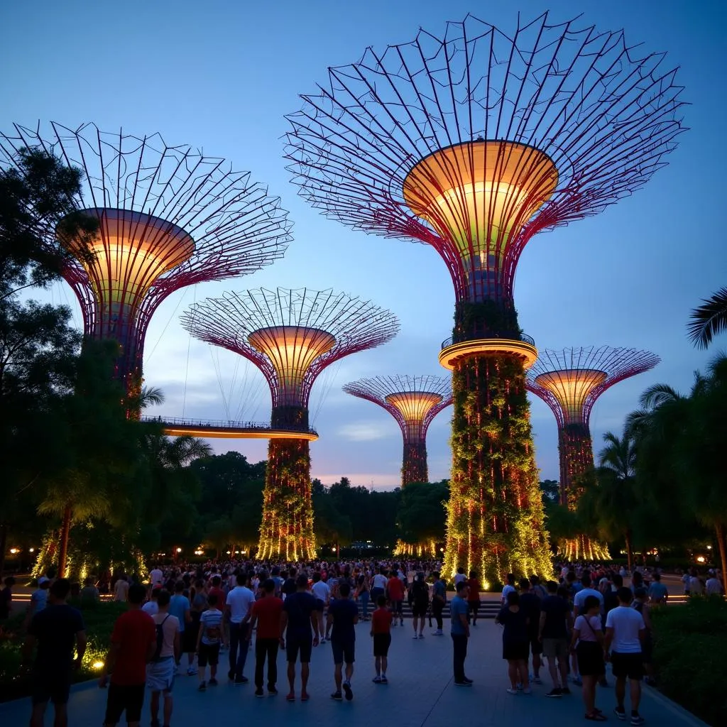 Gardens by the Bay in Singapore