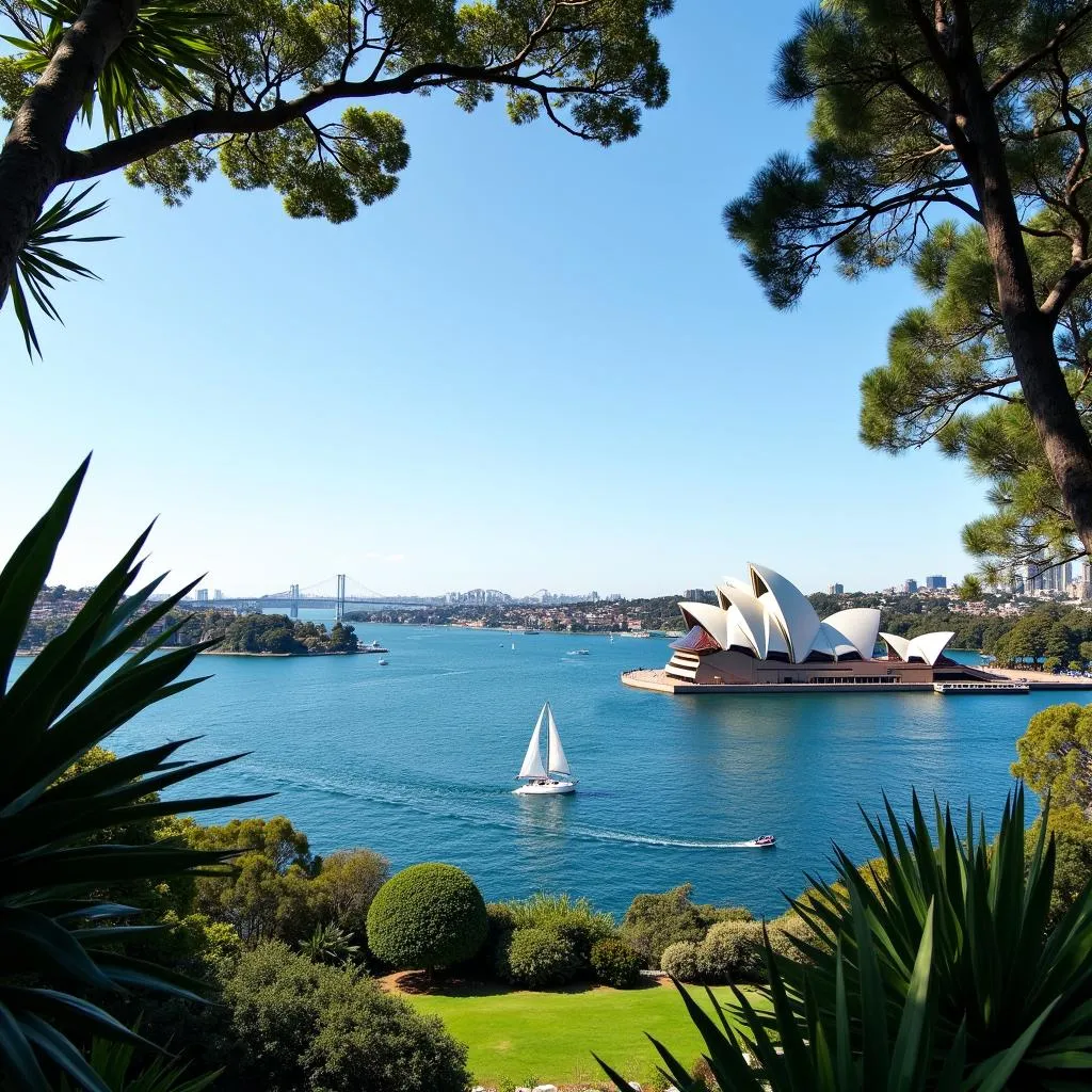 Sydney Harbour with Opera House