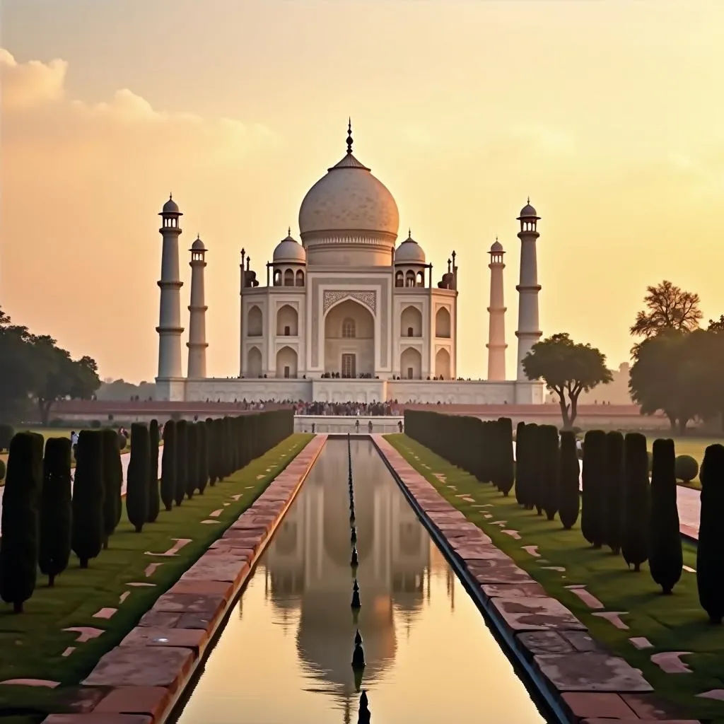 Taj Mahal Sunrise Agra India