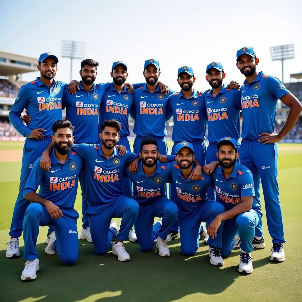 Indian Cricket Team Group Photo