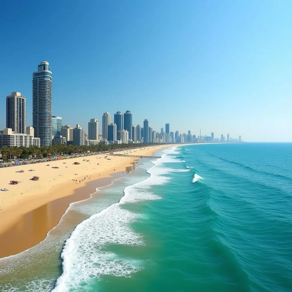 Tel Aviv Beachfront in Israel