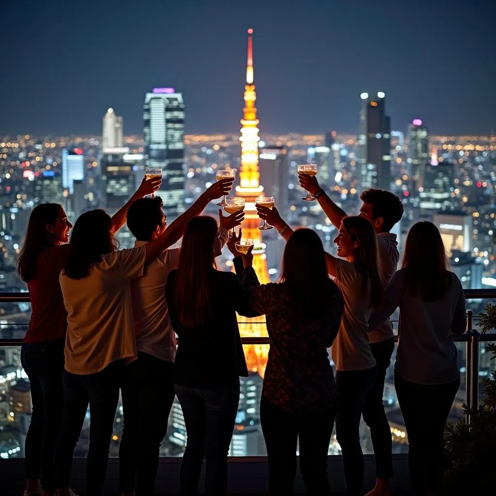 Tokyo Cityscape Corporate Team Building