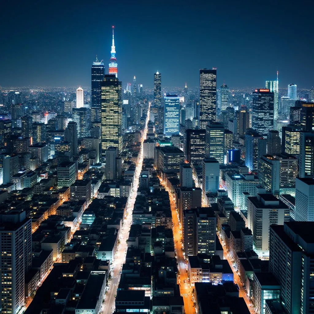 Tokyo Skyline and Cityscapes