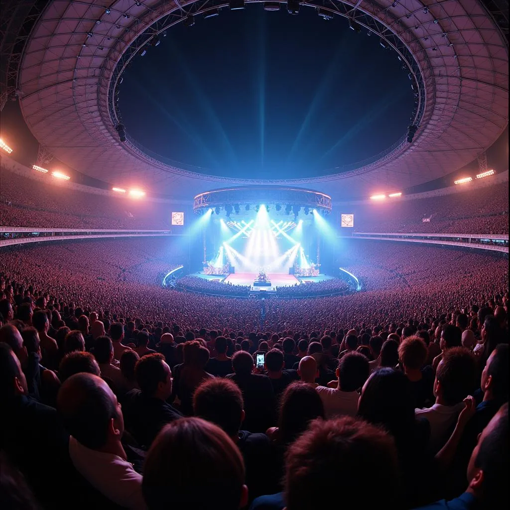 Tokyo Dome concert venue in 2001