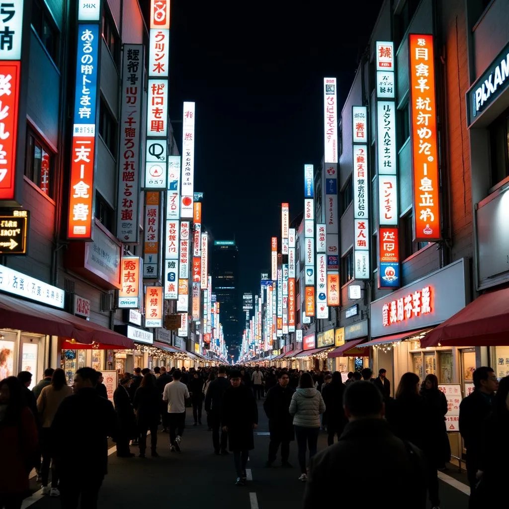 Exploring Tokyo's vibrant nightlife