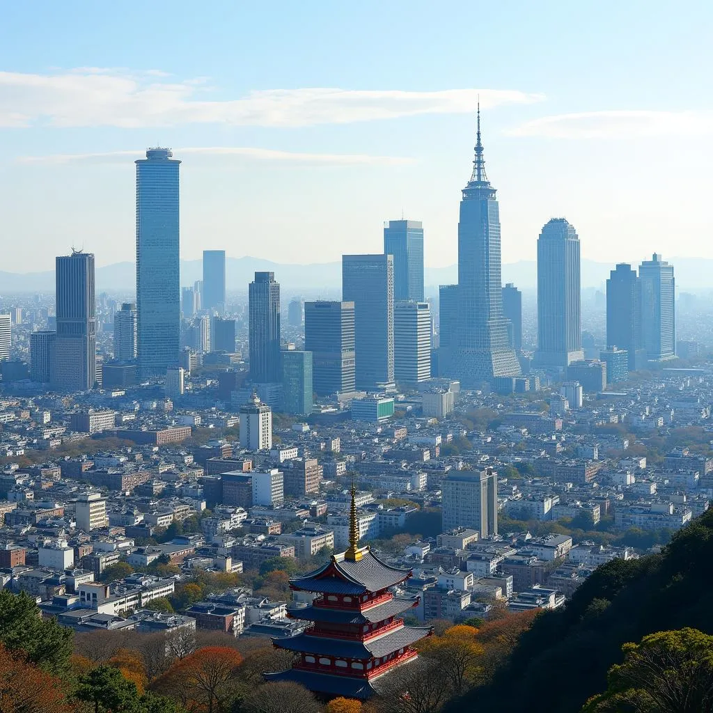 Tokyo skyline