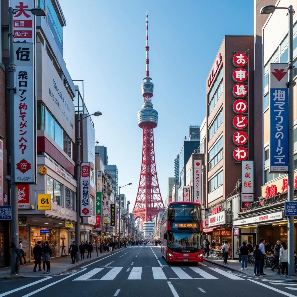 Tokyo Skyline, Modern Architecture, Shopping Districts