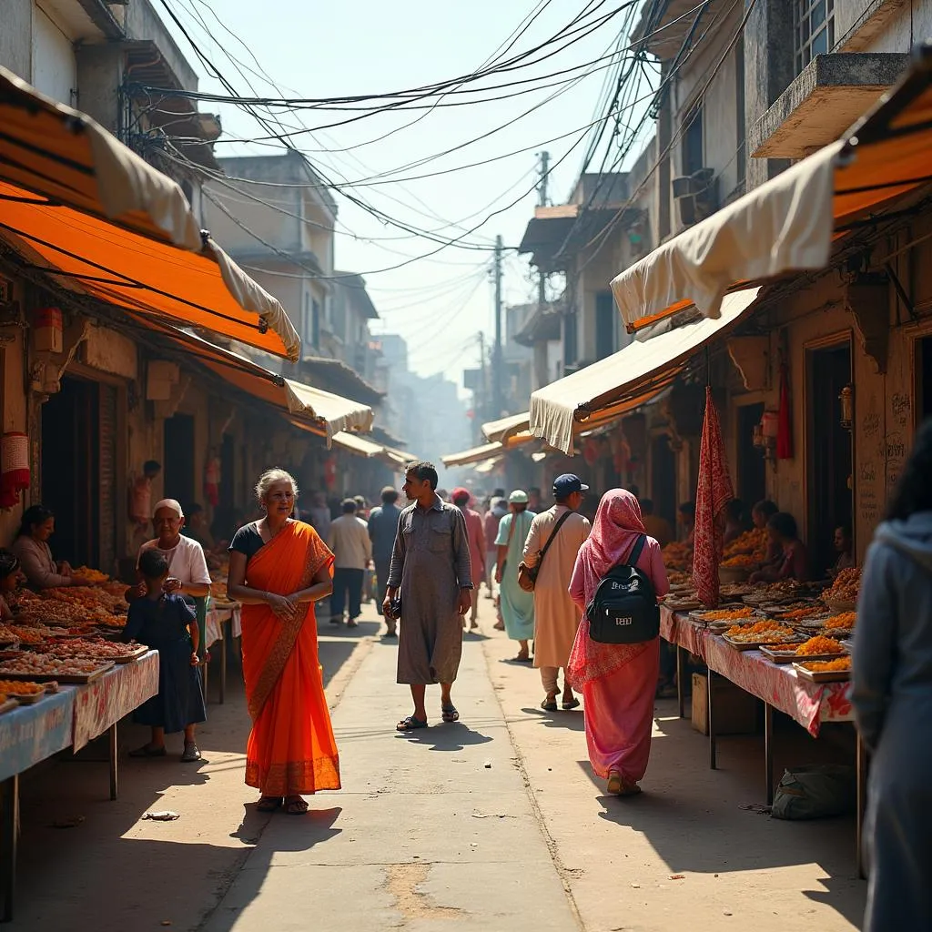 Tourists Experiencing India during Australia Cricket Tour