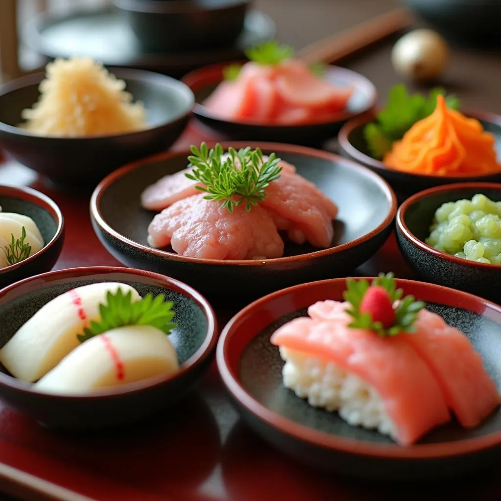 Traditional Japanese Winter Meal