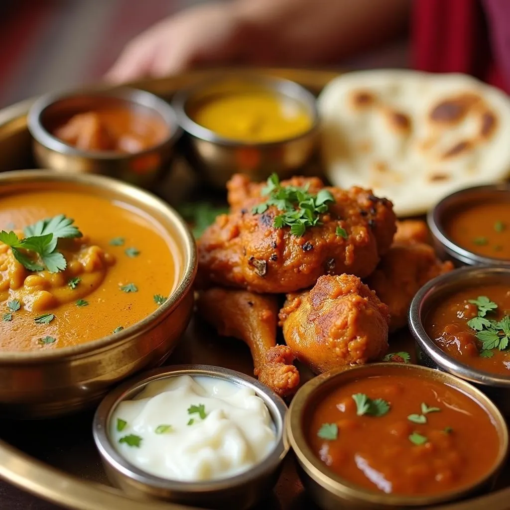 Traditional Punjabi Thali Golden Temple Tour