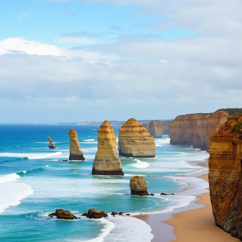 Twelve Apostles along the Great Ocean Road