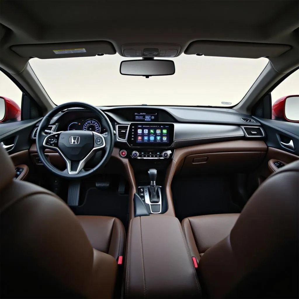 2016 Honda Coupe Touring interior view