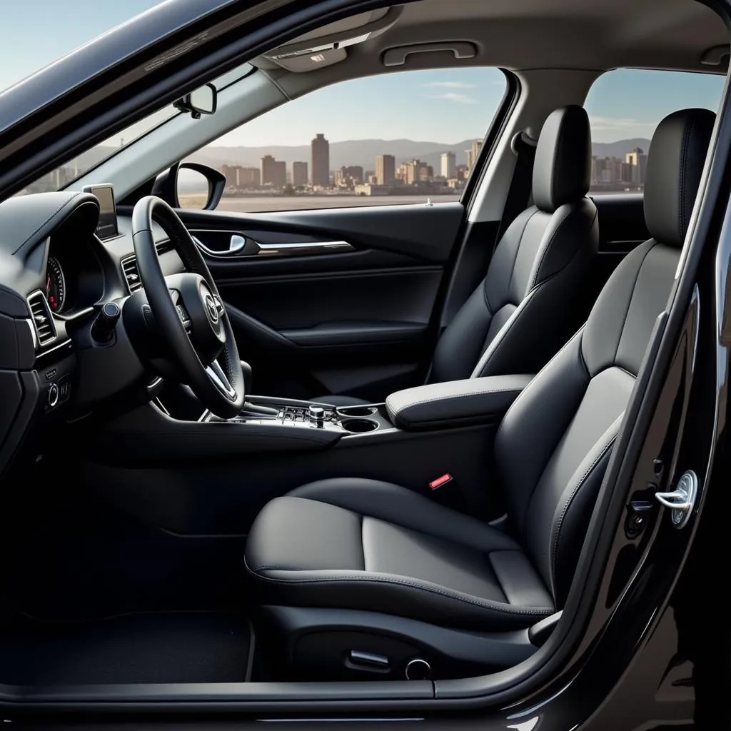 Spacious and Comfortable Interior of the 2019 Mazda 6