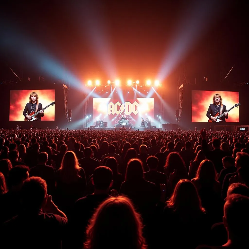 AC/DC concert crowd