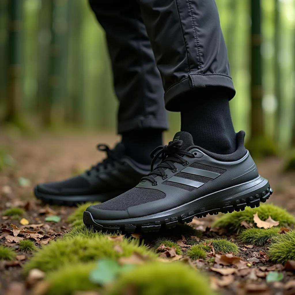 Adidas Tour 360 Boost Black in Arashiyama Bamboo Forest