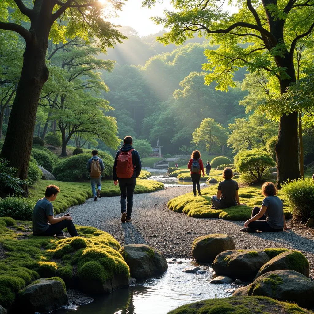 Finding peace in a Japanese garden