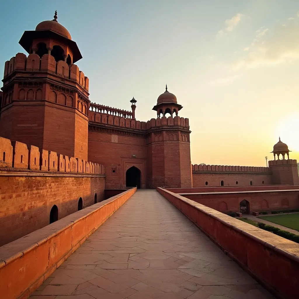 Exterior view of Agra Fort