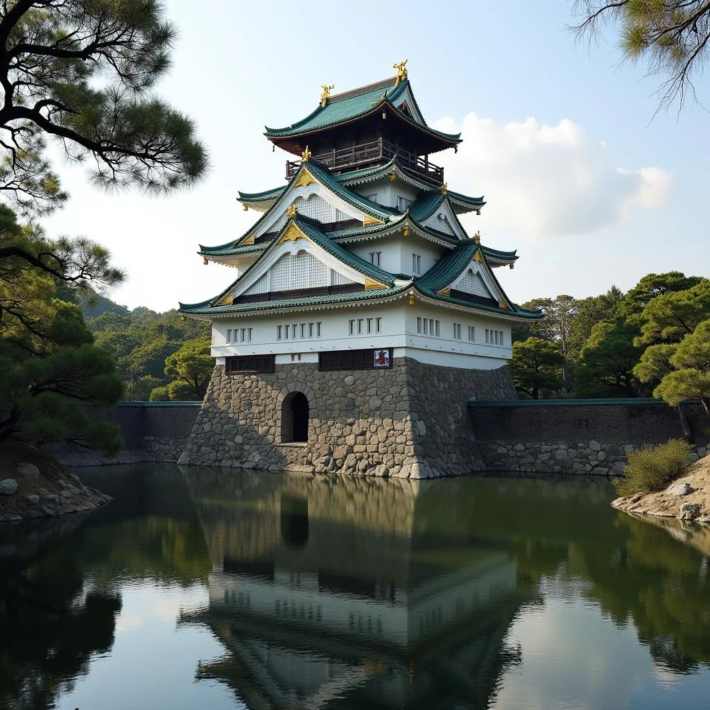 Ancient Japanese Castle in Kyoto