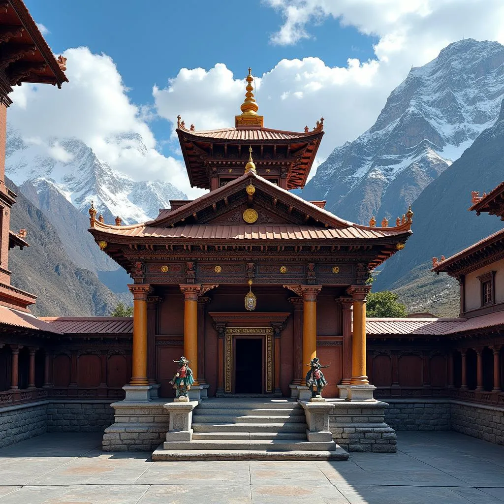 Badrinath Temple Exterior