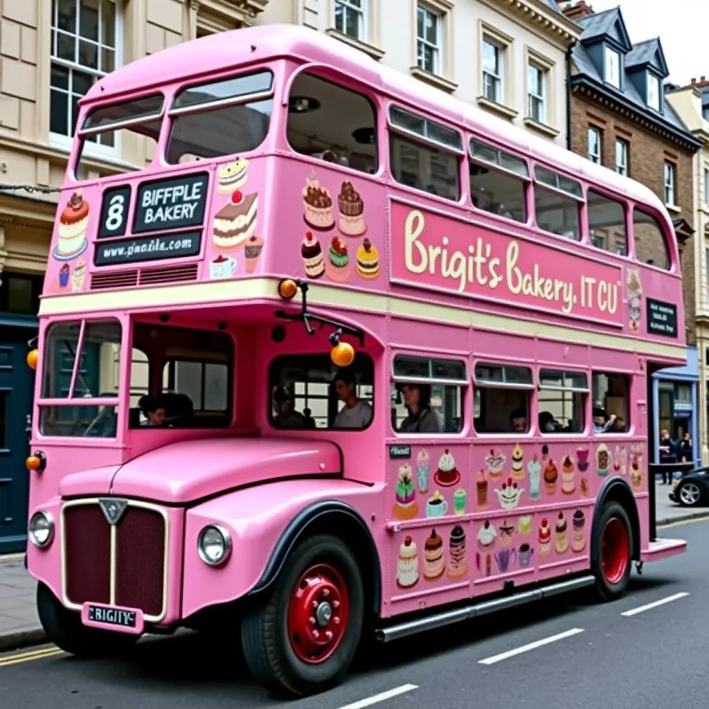 Brigit's Bakery bus exterior