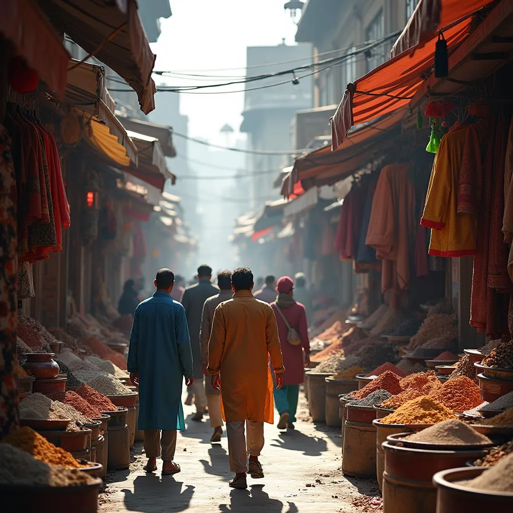 Chandni Chowk Market in Delhi, India