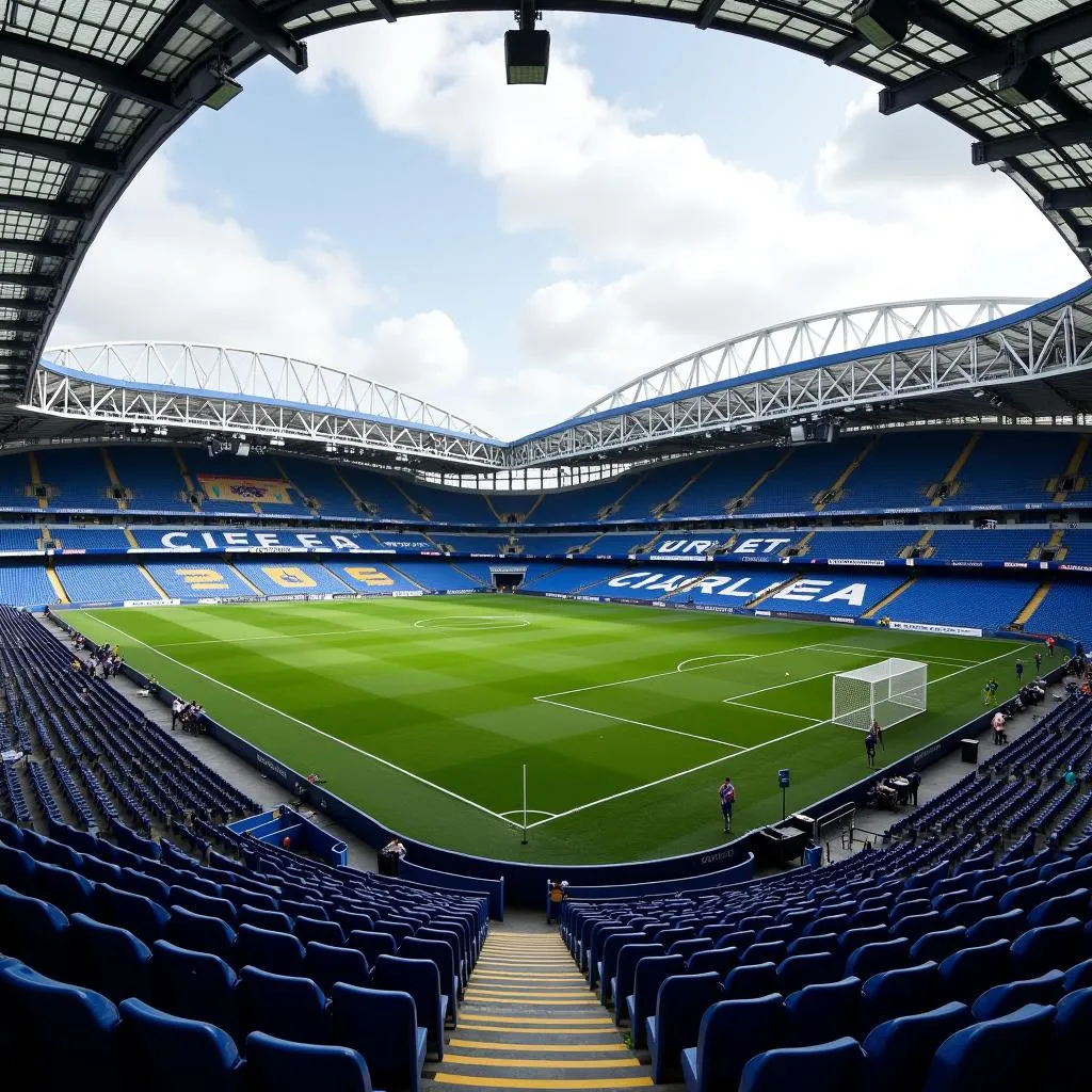 Chelsea Stadium Pitch View