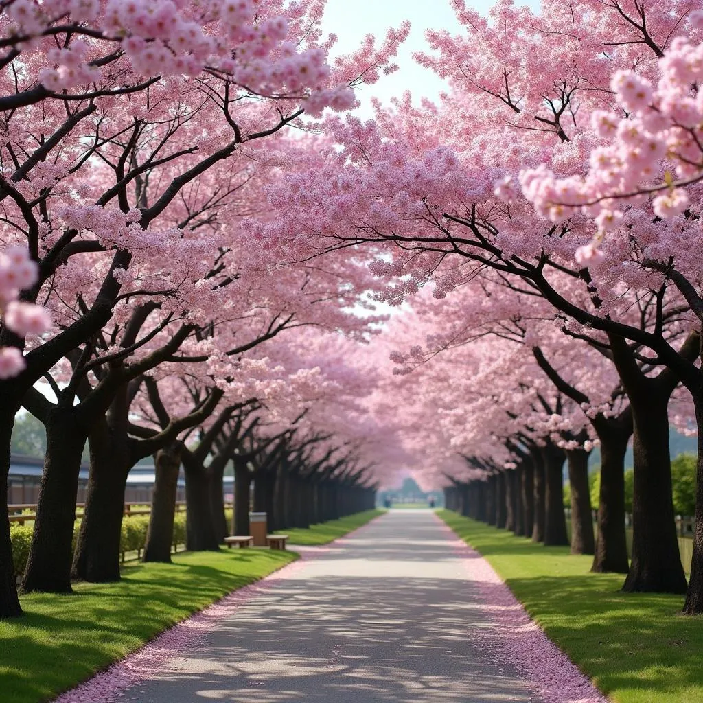 Cherry Blossom Festival in Japan