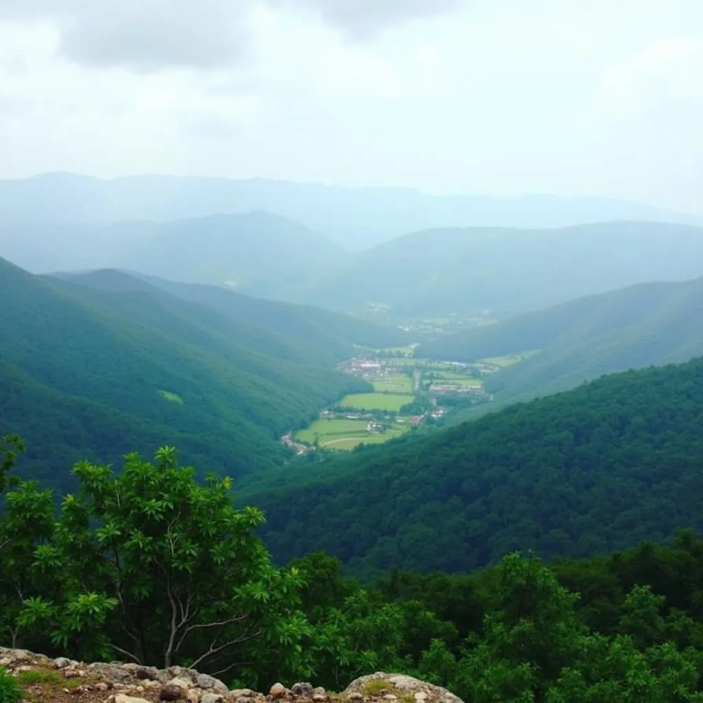 Daringbadi Hill Station Panoramic View