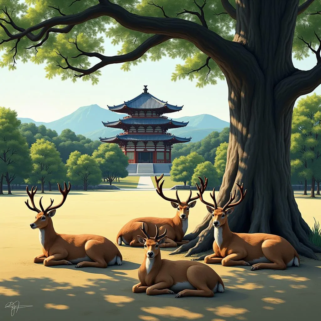 Deer in Nara Park