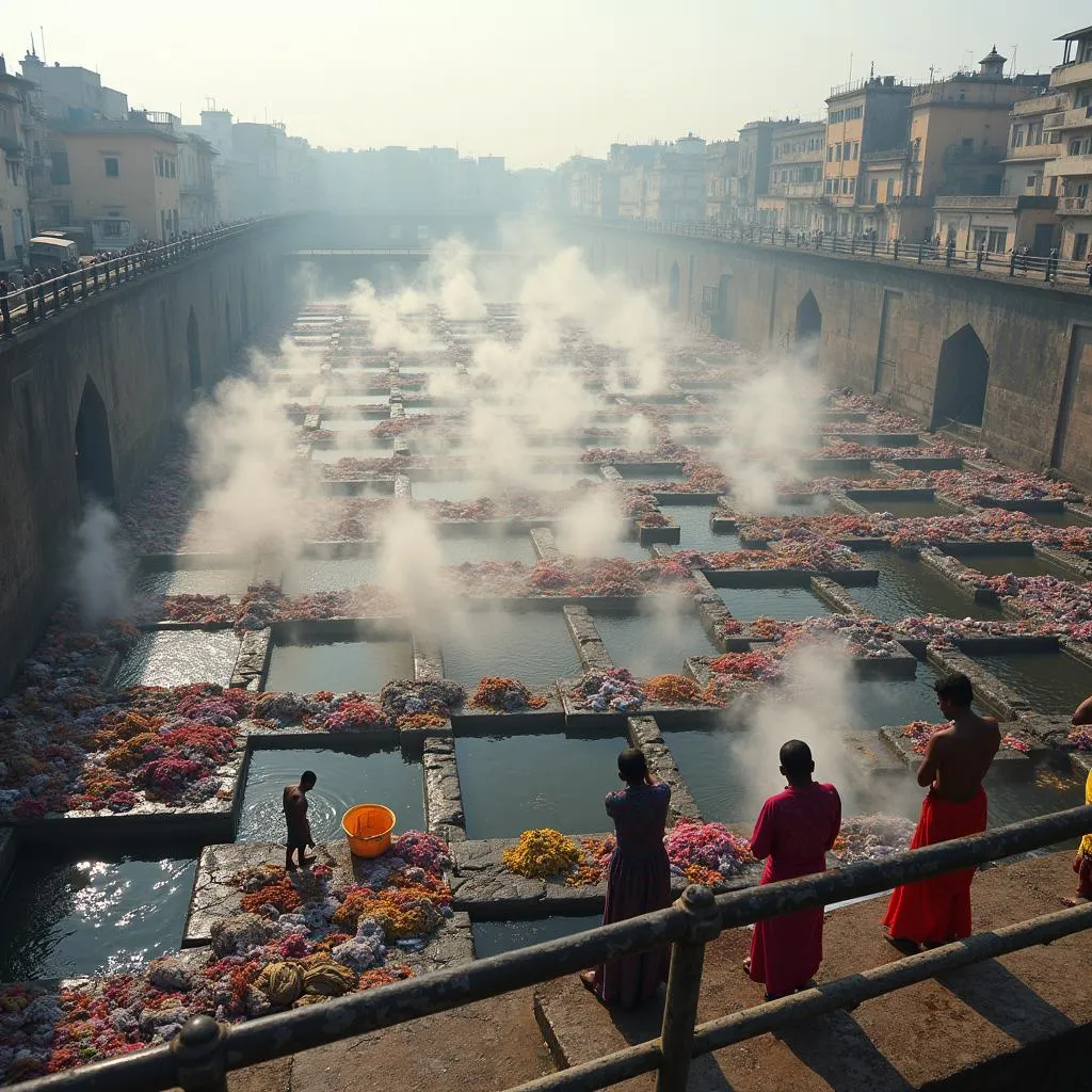 Dhobi Ghat Mumbai Laundry